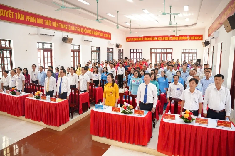 Đại hội Đại biểu phụ nữ xã Hồ Vương nhiệm kỳ 2025-2030