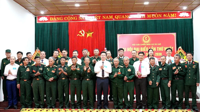 Đại hội đại biểu Hội Cựu chiến binh xã Tây Đô lần thứ I