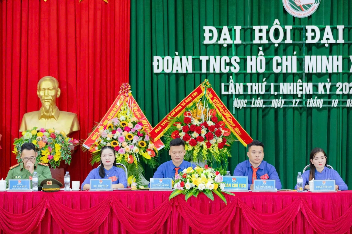 Tổ chức thành công Đại hội đại biểu Đoàn TNCS Hồ Chí Minh xã Ngọc Liên