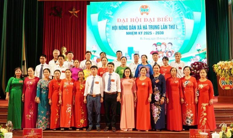 Hội Nông dân xã Hà Trung đoàn kết, đổi mới, hội nhập và phát triển