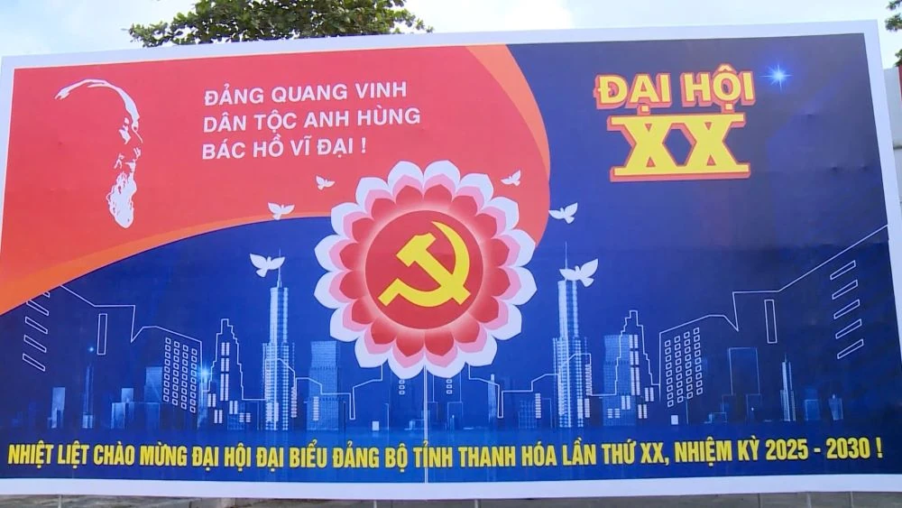 Sẵn sàng cho Đại hội Đảng bộ tỉnh Thanh Hoá lần thứ XX