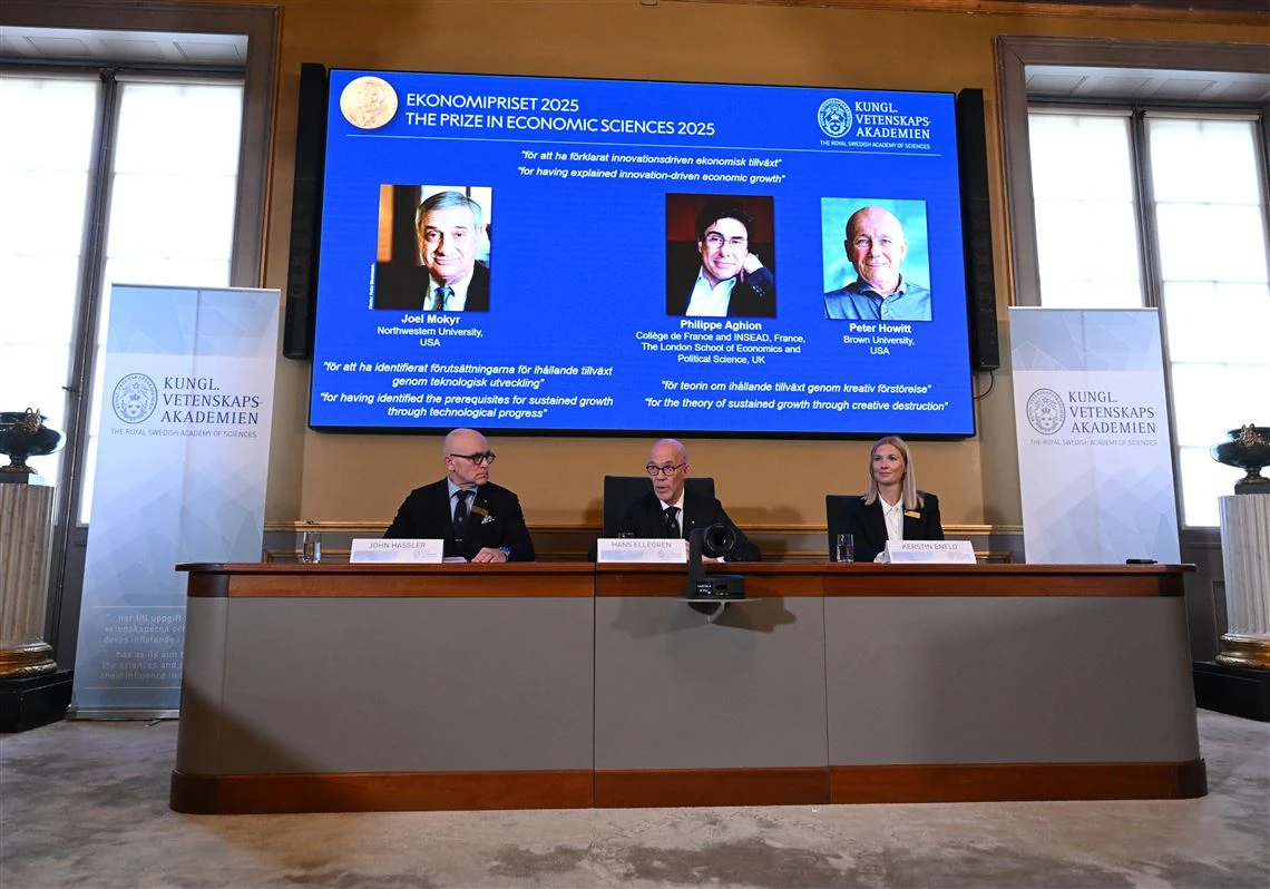 Giải thưởng Nobel kinh tế 2025 đã có chủ