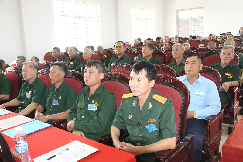118 đại biểu dự Đại hội Hội Cựu chiến binh xã Thành Vinh lần thứ nhất