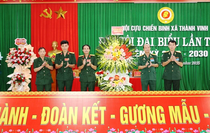 118 đại biểu dự Đại hội Hội Cựu chiến binh xã Thành Vinh lần thứ nhất