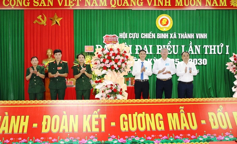 118 đại biểu dự Đại hội Hội Cựu chiến binh xã Thành Vinh lần thứ nhất