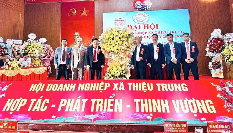 Đại hội Hội doanh nghiệp xã Thiệu Trung, nhiệm kỳ 2025-2030