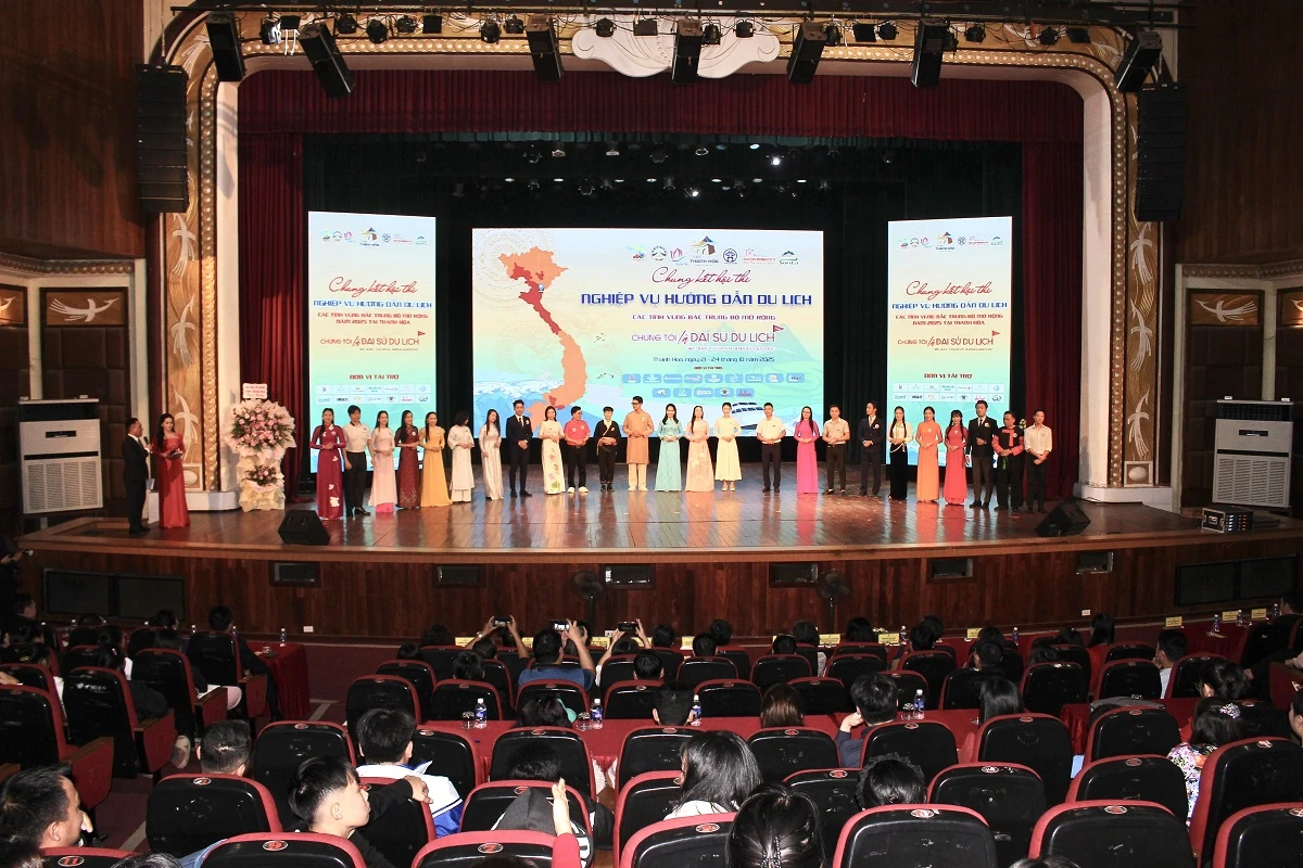 Thanh Hóa có thí sinh đạt Giải nhất Hội thi nghiệp vụ HDV du lịch các tỉnh vùng Bắc Trung Bộ mở rộng năm 2025