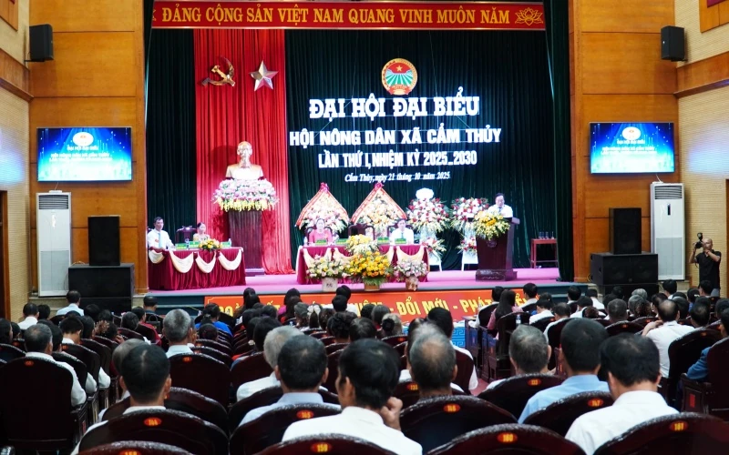 Đại Hội Đại biểu Hội Nông dân xã Cẩm Thủy
