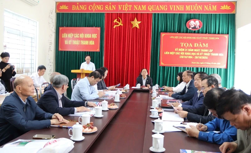Tọa đàm kỷ niệm 31 năm thành lập Liên hiệp các Hội KH&KT Thanh Hóa