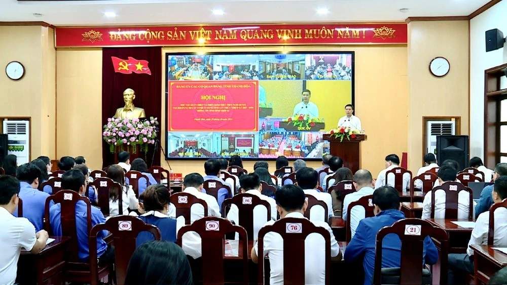 Học tập, quán triệt và triển khai thực hiện Nghị quyết Đại hội Đảng bộ các cơ quan Đảng tỉnh lần thứ I
