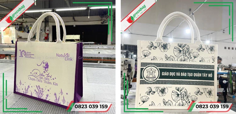 GreenClothBag - Sản xuất túi vải đay linen số lượng ít giá rẻ Hà Nội