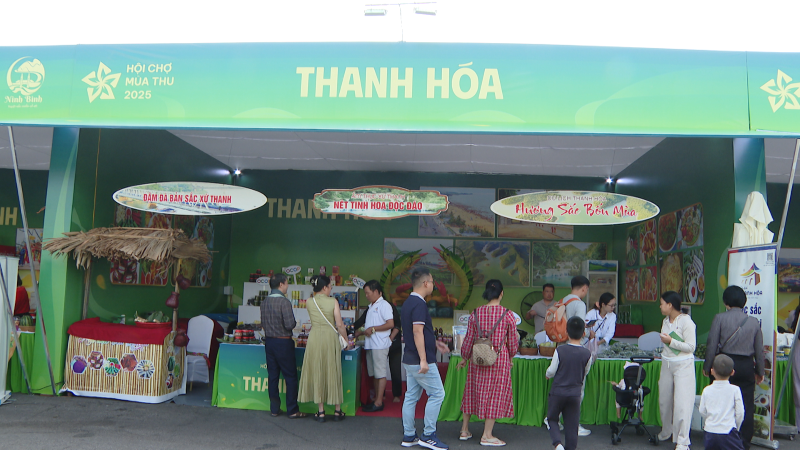 Đặc sắc sản phẩm hàng hoá tiêu biểu tỉnh Thanh Hoá tại Hội chợ Mùa Thu