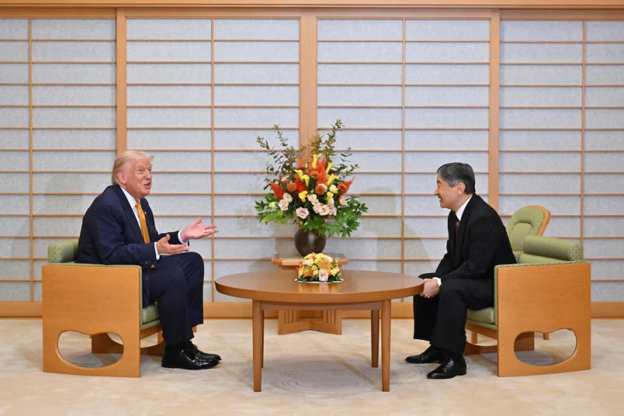 Hoàng gia Nhật đón tiếp trọng thể Tổng thống Mỹ Donald Trump