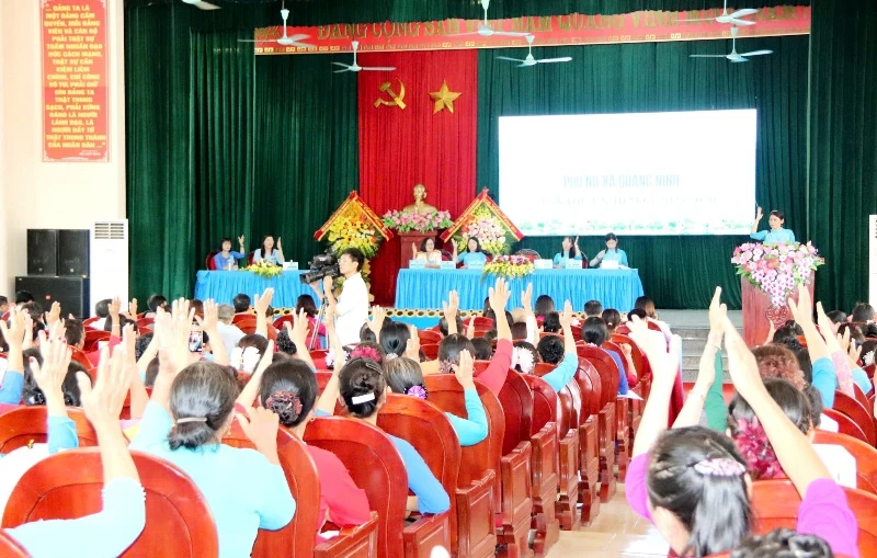 Thanh Hóa hoàn thành Đại hội đại biểu Hội LHPN phường, xã nhiệm kỳ 2025-2030