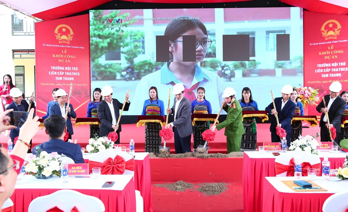 Khởi công xây dựng Trường nội trú liên cấp Tiểu học và THCS Tam Thanh