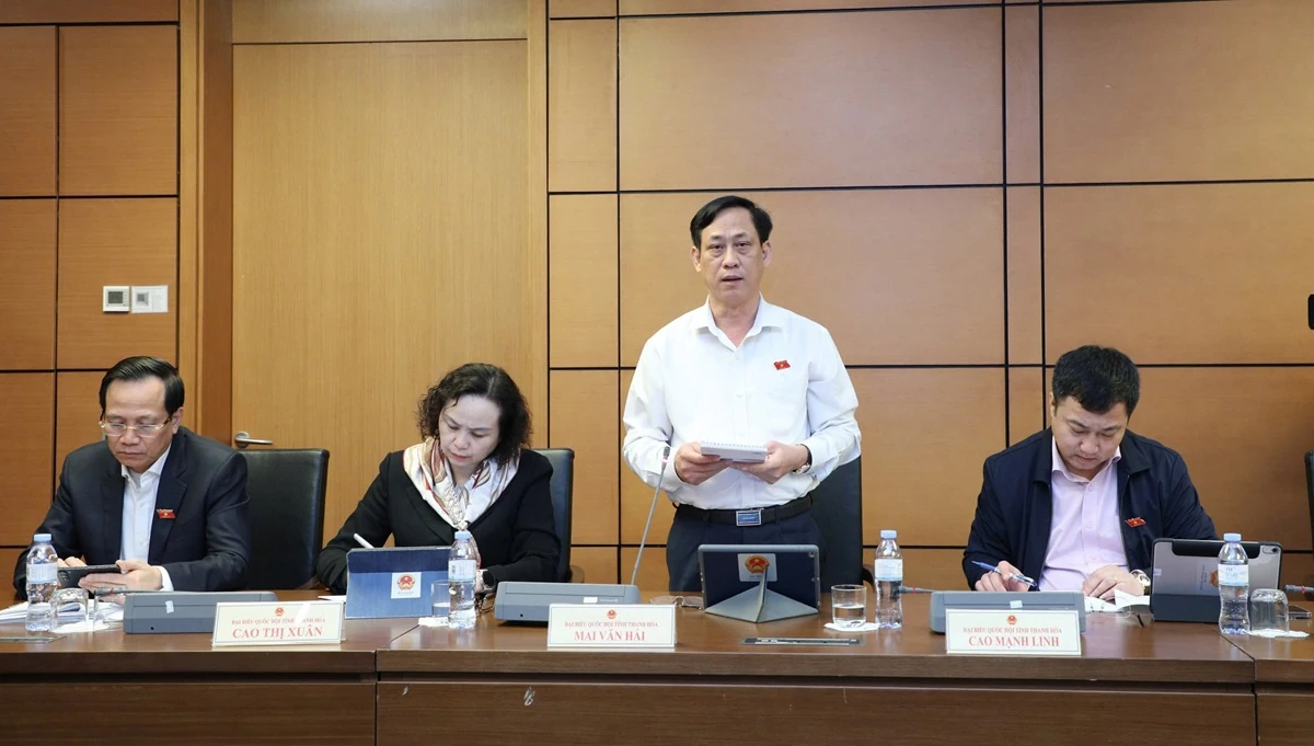 Đoàn ĐBQH Thanh Hoá tham gia góp ý vào 3 dự án Luật tại Kỳ họp thứ 10, Quốc hội khóa XV