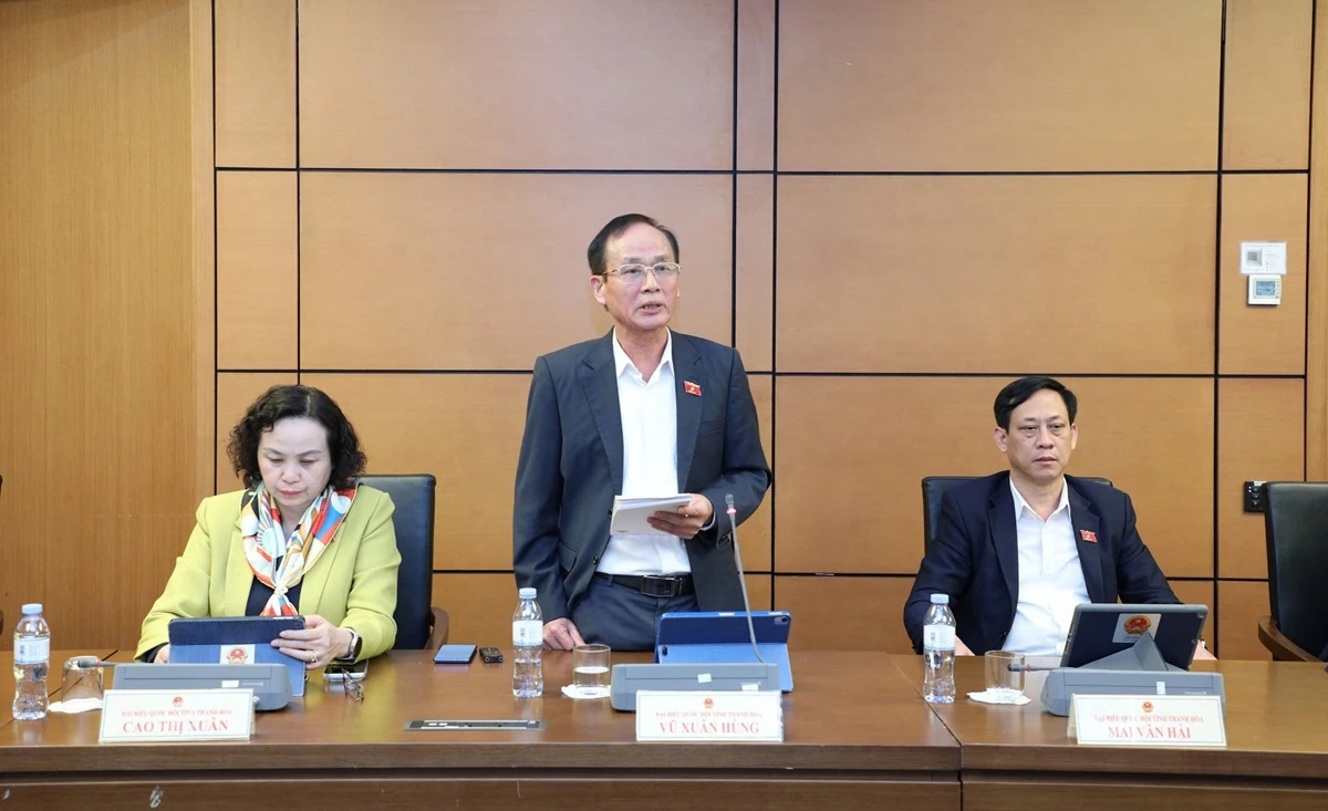 Đoàn ĐBQH Thanh Hoá tham gia góp ý vào 3 dự án Luật tại Kỳ họp thứ 10, Quốc hội khóa XV