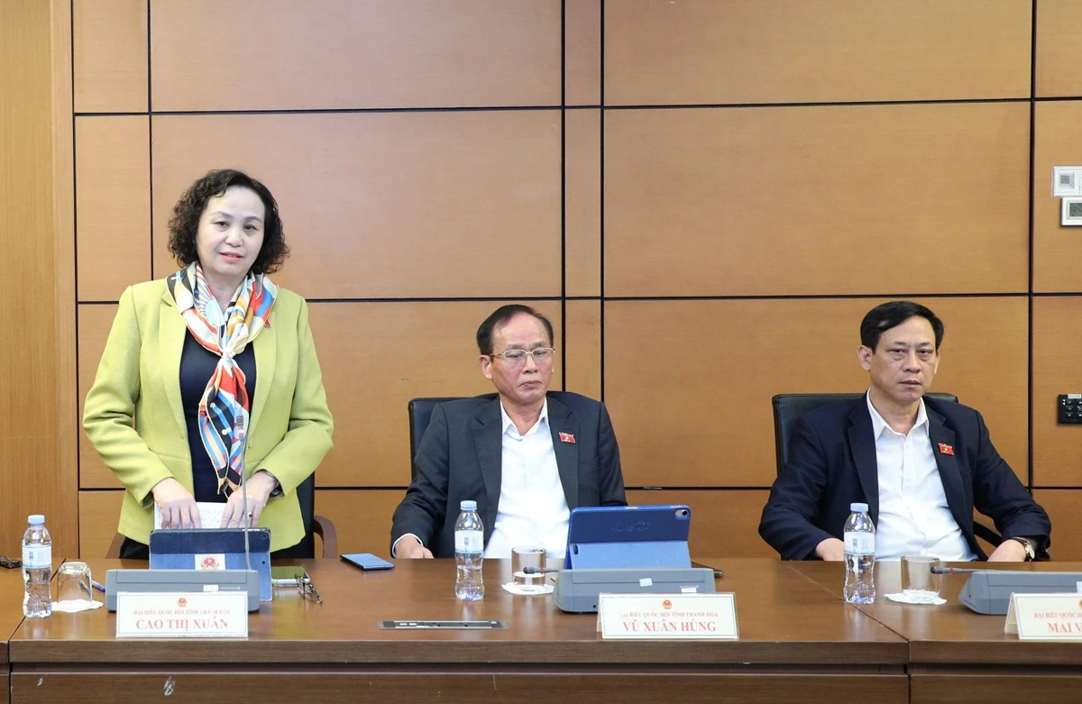 Đoàn ĐBQH Thanh Hoá tham gia góp ý vào 3 dự án Luật tại Kỳ họp thứ 10, Quốc hội khóa XV