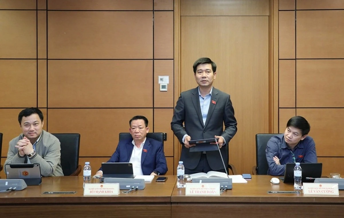 ĐBQH tỉnh Thanh Hóa tham gia góp ý vào các dự án luật về công nghệ và chuyển đổi số