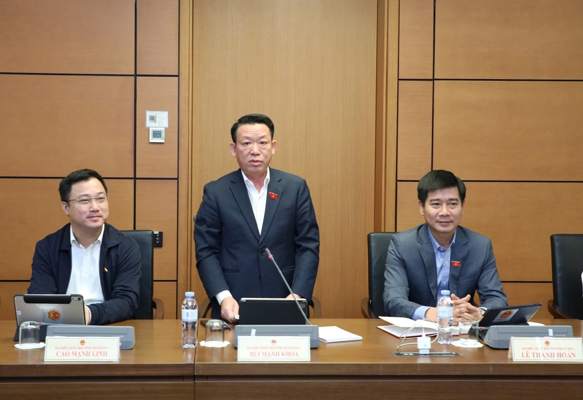 Đoàn ĐBQH Thanh Hóa tham gia góp ý vào các dự án luật liên quan đến quy hoạch