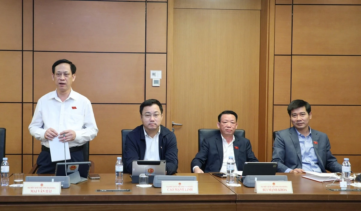 Đoàn ĐBQH Thanh Hóa tham gia góp ý vào các dự án luật liên quan đến quy hoạch