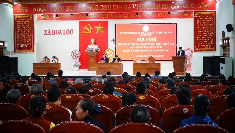 Đại biểu HĐND tỉnh tiếp xúc cử tri các xã khu vực huyện Hậu Lộc cũ