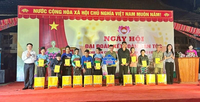 Ngày hội Đại đoàn kết toàn dân tộc khu dân cư thôn Tân Lập, xã Đồng Lương