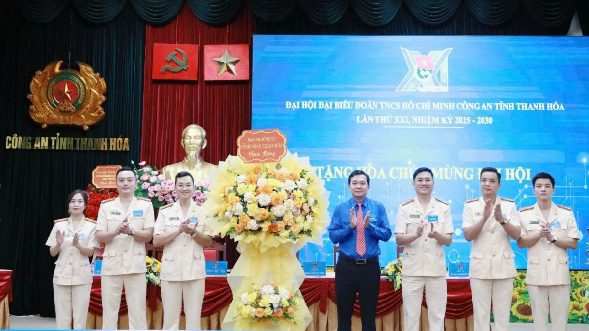 Đại hội Đoàn TNCS Hồ Chí Minh Công an tỉnh Thanh Hóa