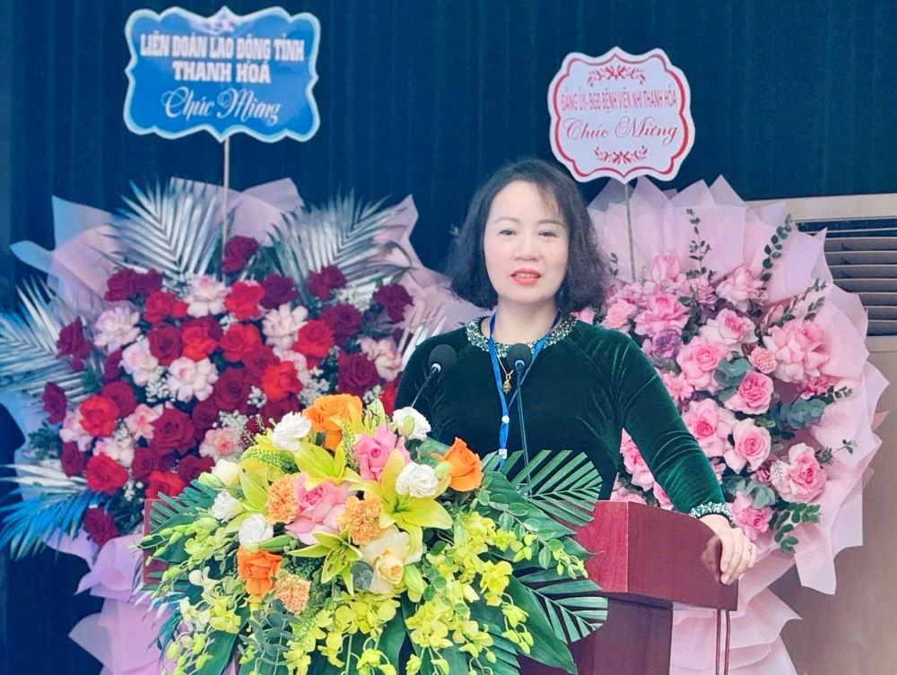 Đại hội đại biểu Công đoàn cơ sở Bệnh viện Nhi Thanh Hóa