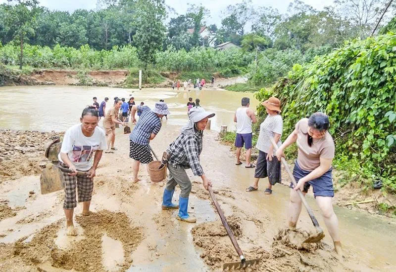 Tân Thành tích cực phòng, chống thiên tai