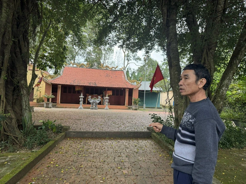 Đất làng Quan Thành có đền thờ vua Đinh