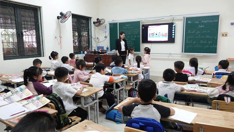 Từng bước đưa tiếng Anh thành ngôn ngữ thứ hai trong trường học