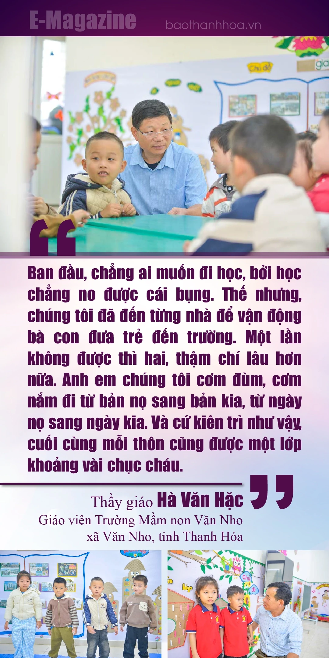 [E - Magazine] Những “người mẹ đặc biệt” gieo chữ nơi “thâm sơn cùng cốc”