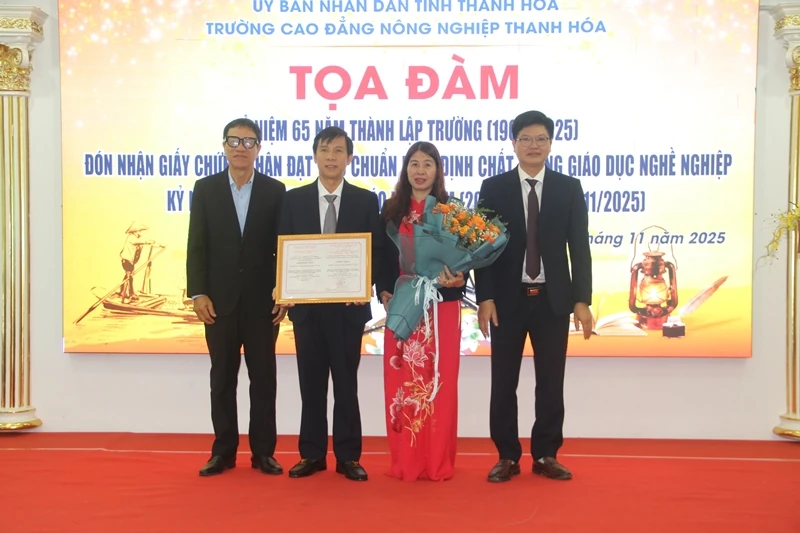 Xây dựng Trường Cao đẳng Nông nghiệp Thanh Hóa thành trường chất lượng cao