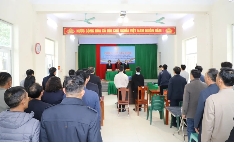 Thiết thực phiên tòa giả định tuyên truyền pháp luật về chống khai thác IUU