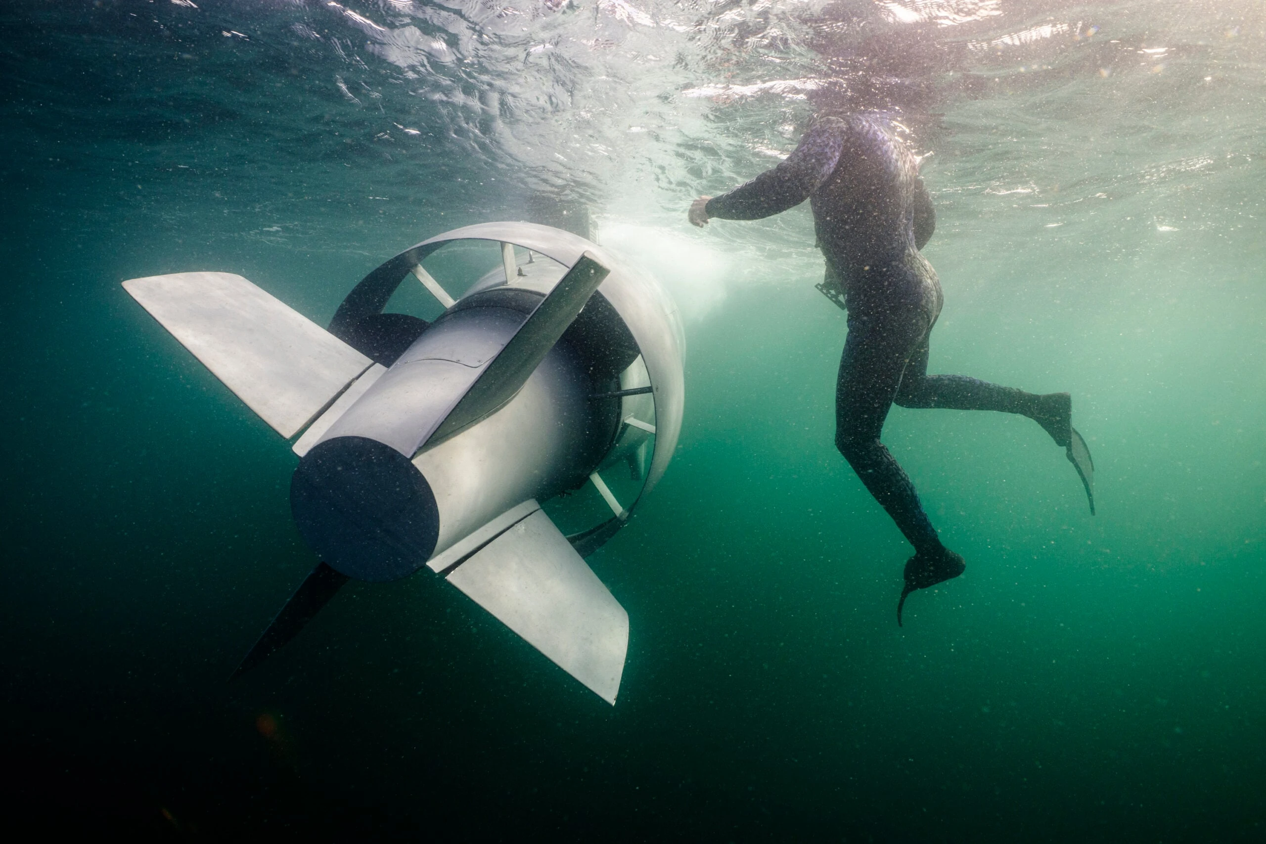 Công ty quốc phòng Đức thử nghiệm robot tự hành Grey Shark trên Biển Baltic