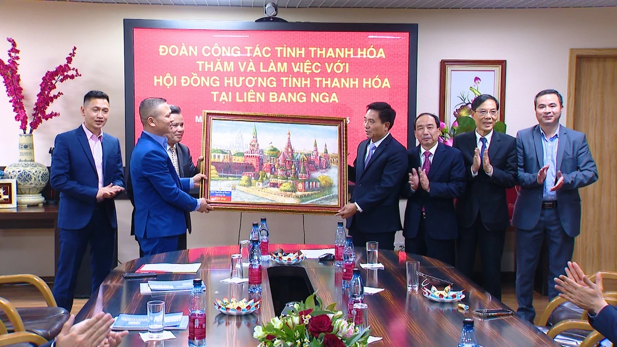 Lãnh đạo tỉnh gặp mặt cộng đồng người Thanh Hóa tại Liên bang Nga
