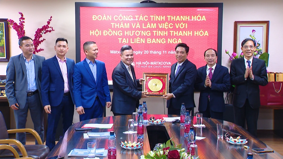 Lãnh đạo tỉnh gặp mặt cộng đồng người Thanh Hóa tại Liên bang Nga