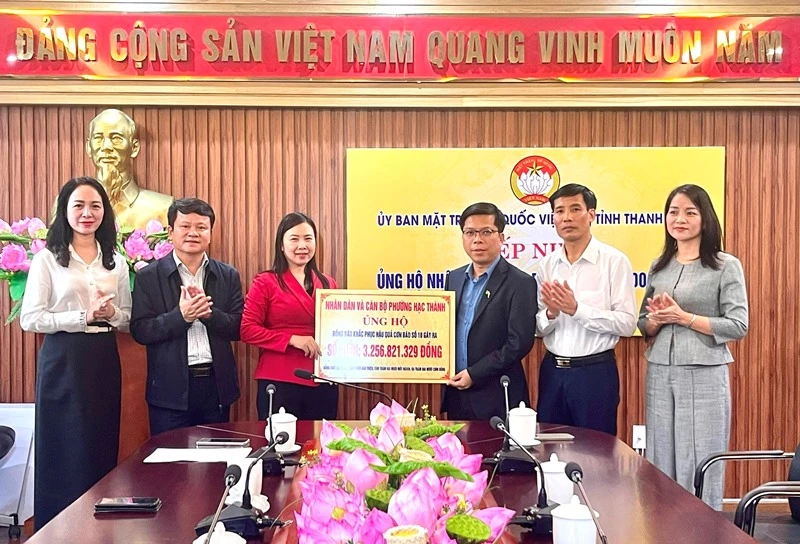 Các địa phương, đơn vị tiếp tục ủng hộ đồng bào vùng lũ tỉnh Thanh Hóa