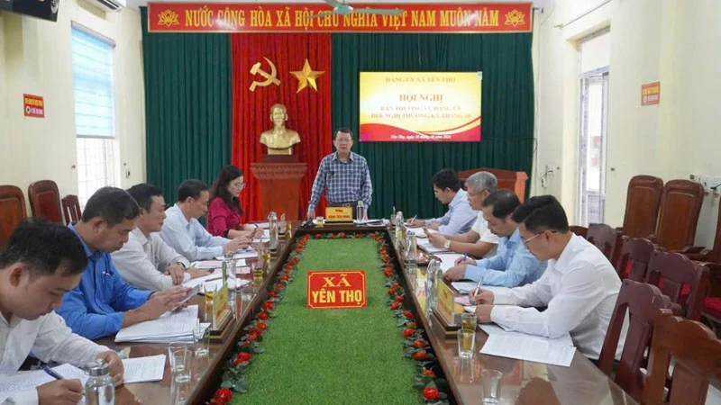 Yên Thọ: Nâng cao chất lượng kiểm tra, giám sát phòng ngừa tham nhũng, tiêu cực