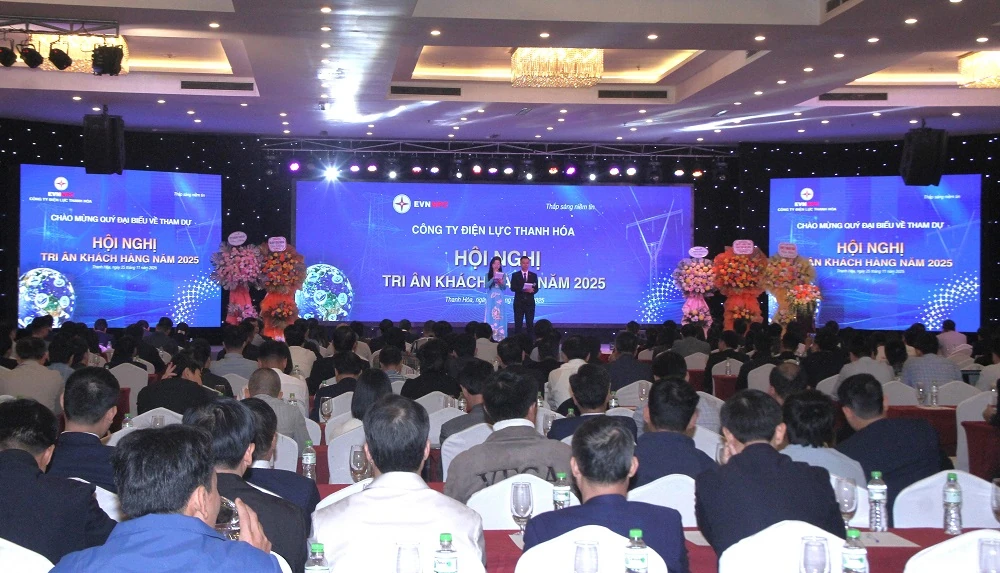 Hội nghị tri ân khách hàng Công ty Điện lực Thanh Hóa năm 2025