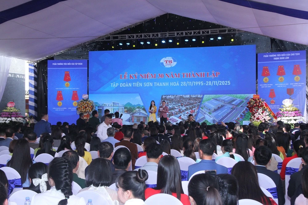 Công ty CP Tập đoàn Tiên Sơn Thanh Hóa kỷ niệm 30 năm thành lập