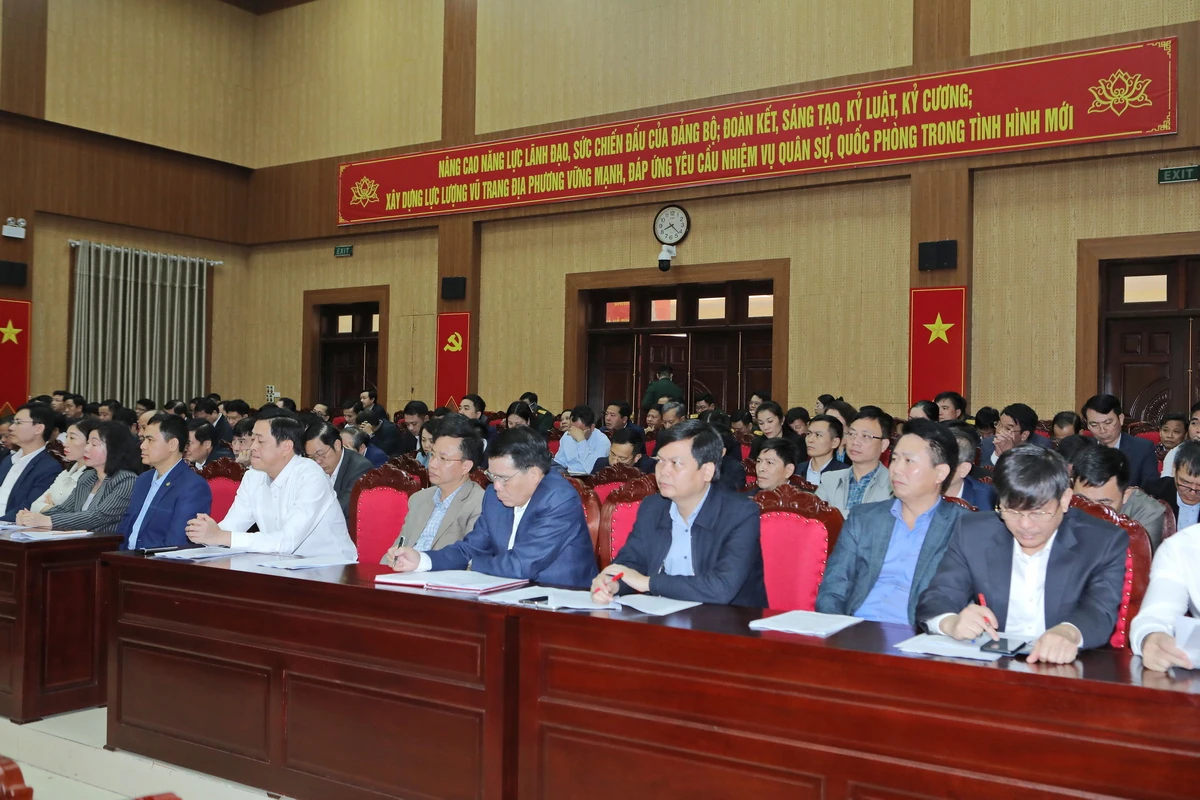 Đảng ủy Quân sự tỉnh ra Nghị quyết thực hiện nhiệm vụ Quân sự, Quốc phòng và xây dựng Đảng bộ năm 2026