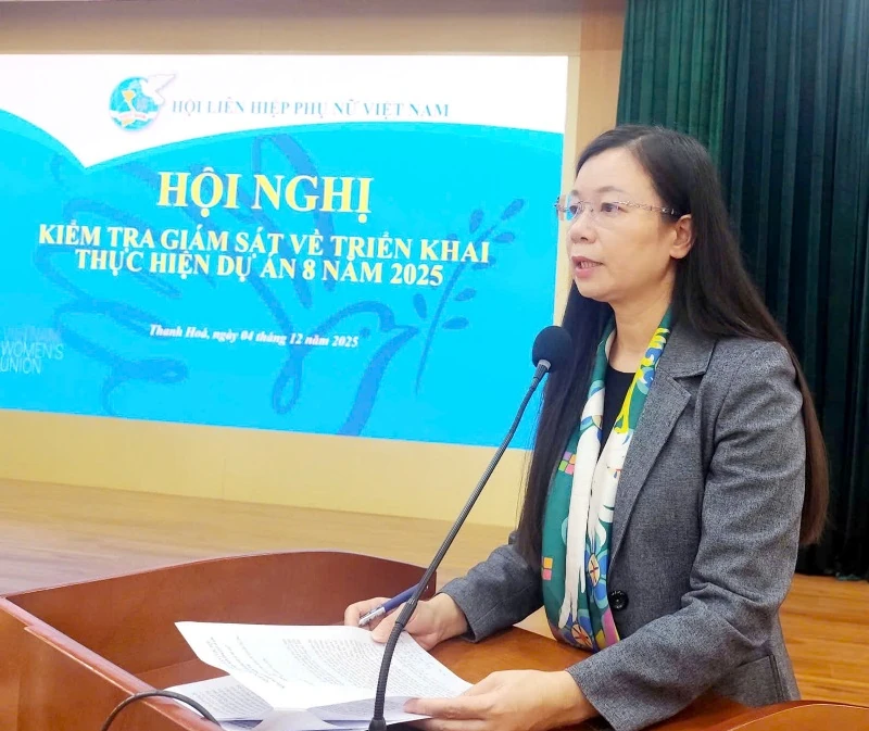 Kiểm tra, giám sát chuyên đề thực hiện Dự án 8, năm 2025
