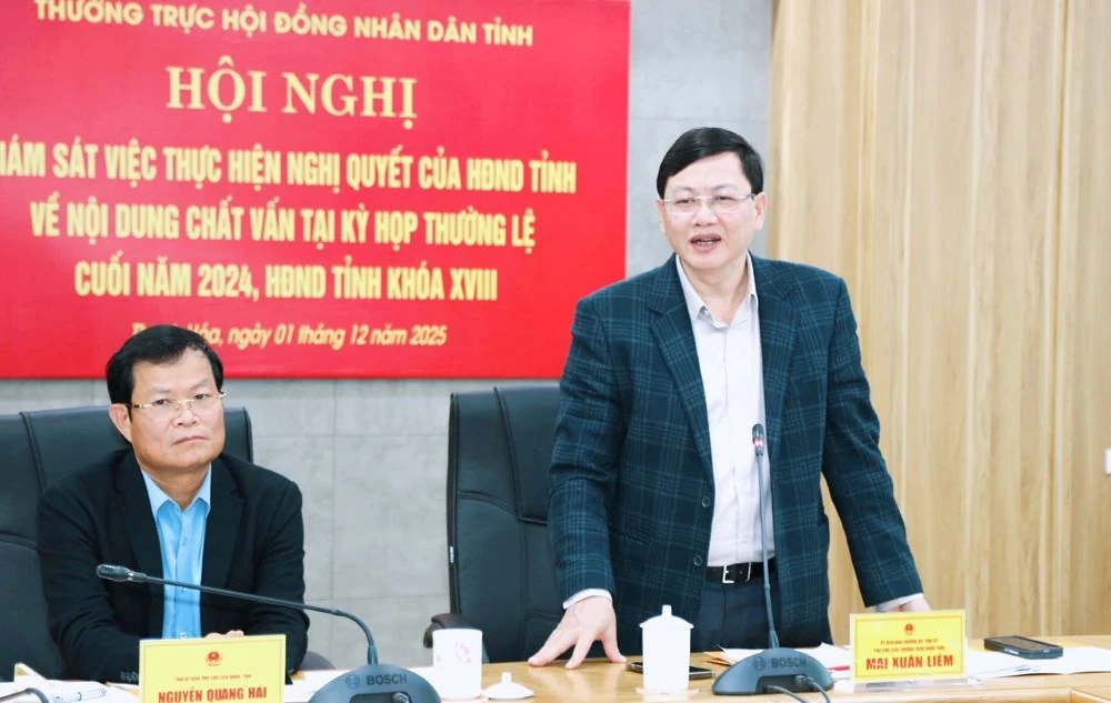 Giám sát việc thực hiện Nghị quyết của HĐND tại UBND tỉnh Thanh Hóa