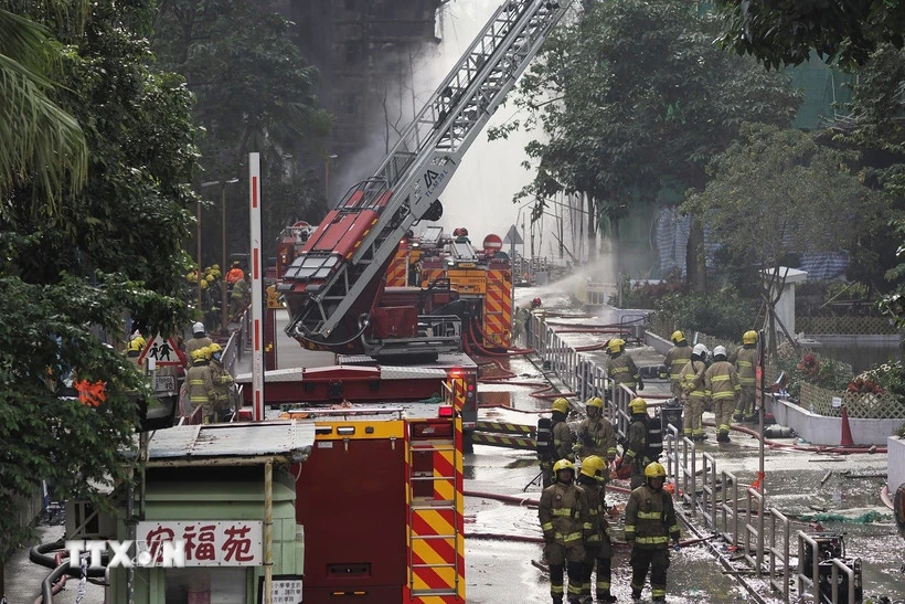 Vụ cháy ở Hong Kong: Thành lập ủy ban điều tra độc lập vụ cháy chung cư