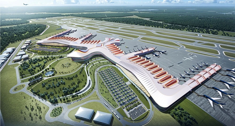 Cảng Hàng không Quốc tế Phú Quốc và Trung tâm tổ chức Hội nghị APEC tại Phú Quốc lập kỳ tích thi công