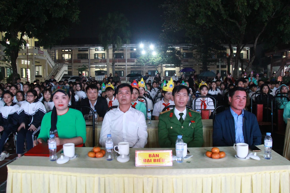 Hội thi tìm hiểu pháp luật ở Trường PTDT Nội trú THCS Thường Xuân