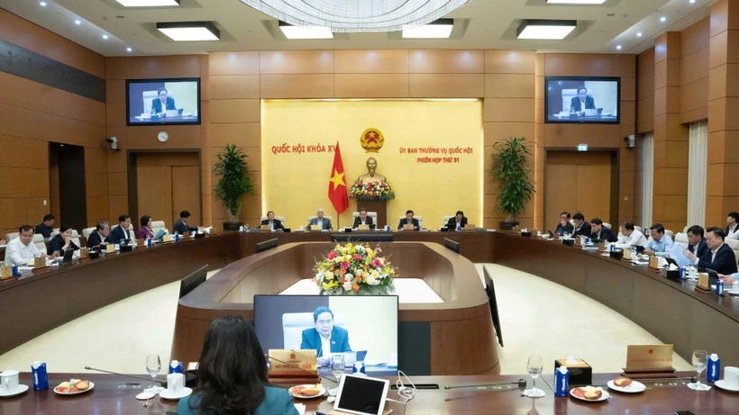 Phiên họp thứ 52 của Ủy ban Thường vụ Quốc hội khai mạc ngày 2/12