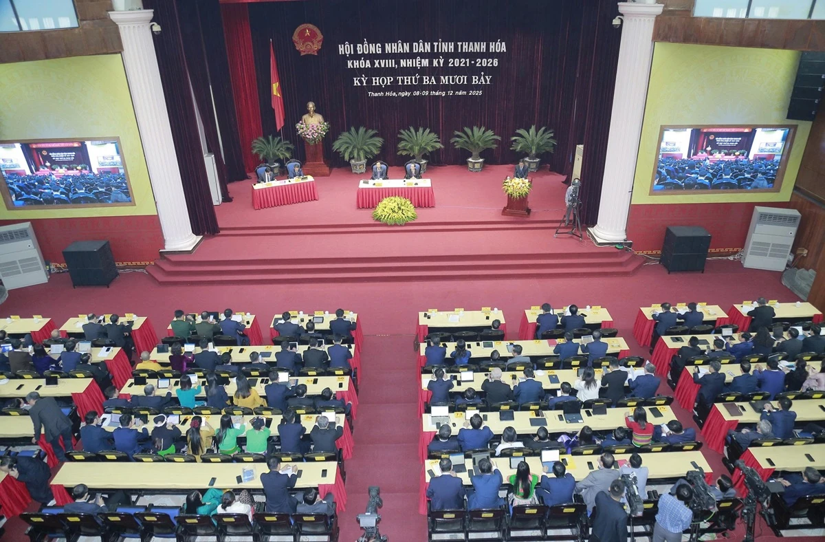 Khai mạc trọng thể Kỳ họp thứ 37, HĐND tỉnh Thanh Hóa, khóa XVIII